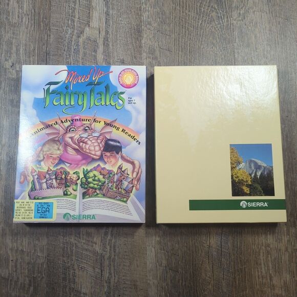 Mixed Up Fairy Tales Vintage Rare Retro PC Game Complete Sierra MS-DOS 5.25" HD - Picture 2 of 13